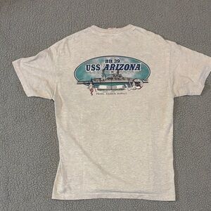 Arizona Jean Company Gray USS Arizona Tee